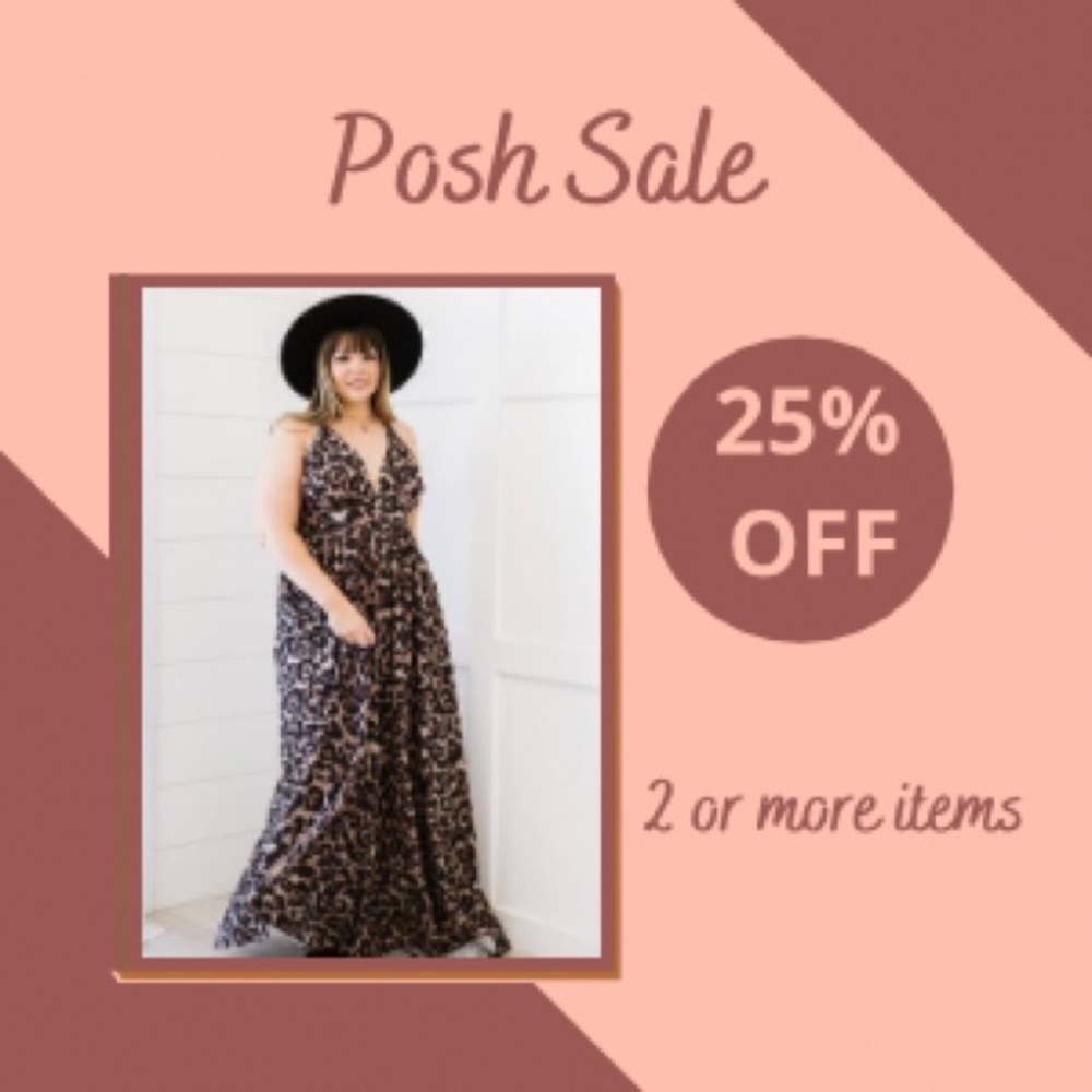LIMITED TIME ONLY!! 25% OFF 2 OR MORE ITEMS